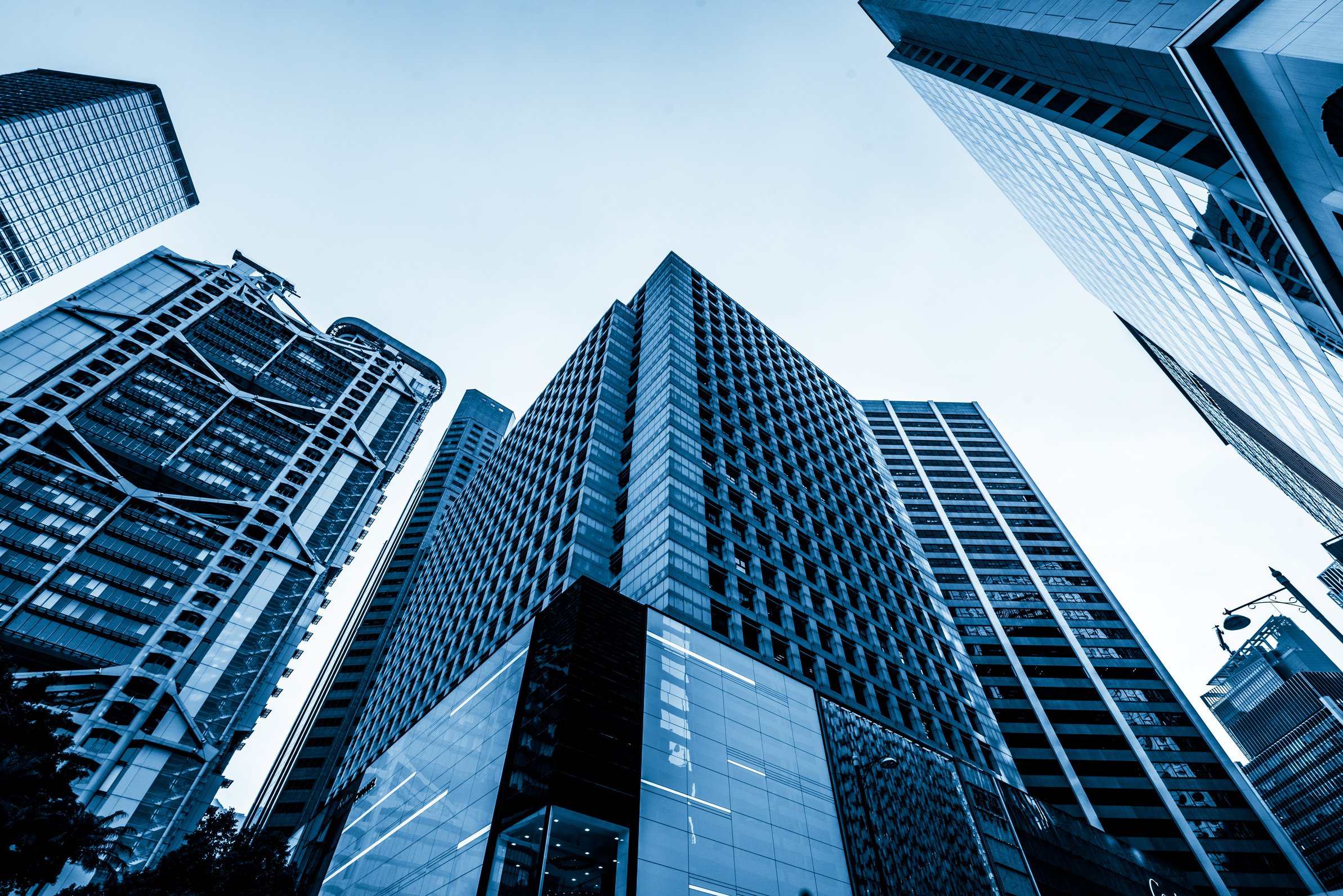Modern skyscrapers shot, Hong Kong
